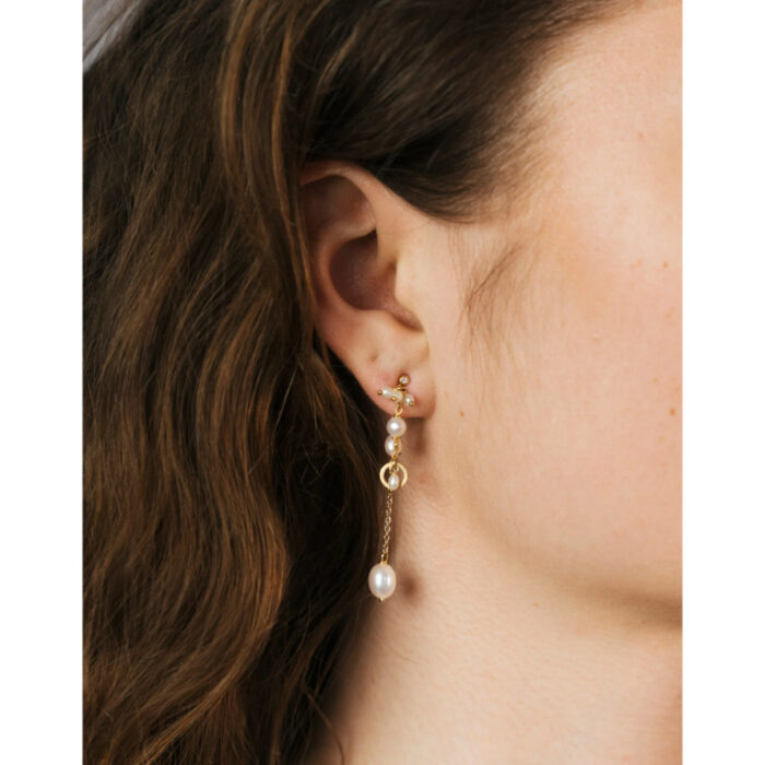 Dulong Piccolo Marina Earrings Long 4 Dulong - Piccolo ørepynt, Marina lang - Velg mellom 18k gult gull eller sølv