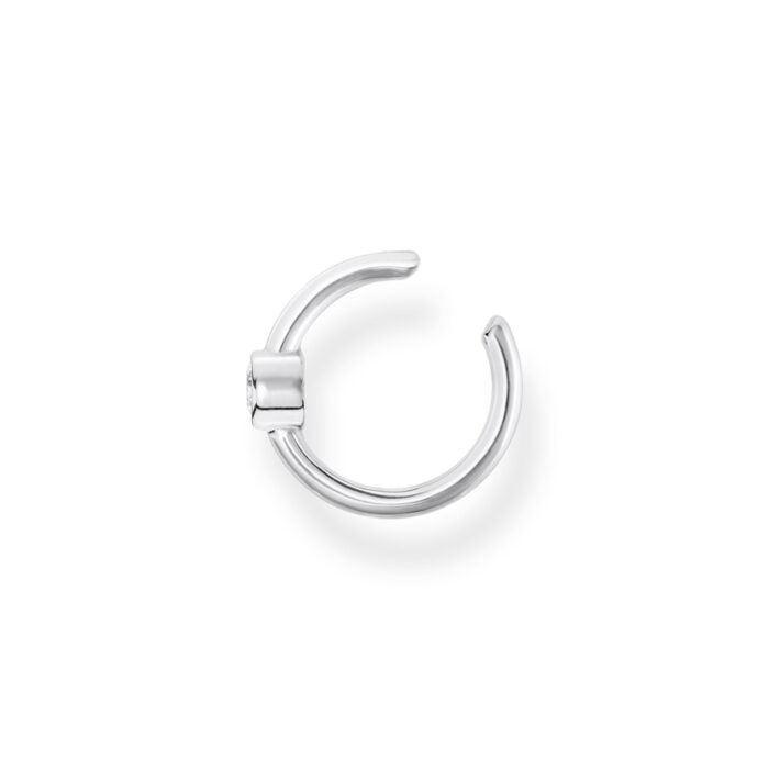EC0018 051 14 a1 Thomas Sabo - Single ear cuff white stone silver. Selges enkeltvis