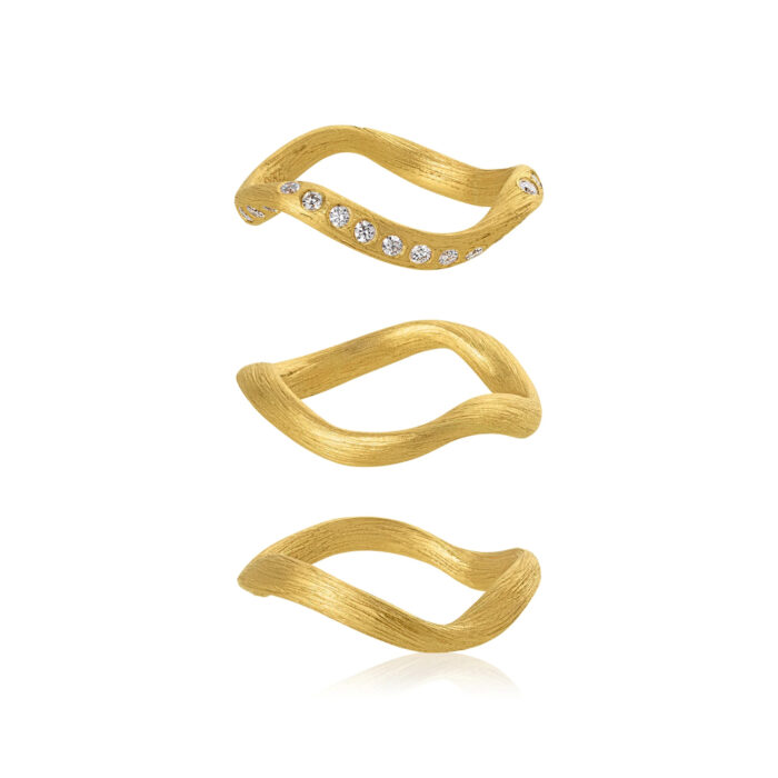 FLO3 Inspriation Dulong - Vega ring i 18k gult gull med diamanter Dulong - Vega ring i 18k gult gull med diamanter