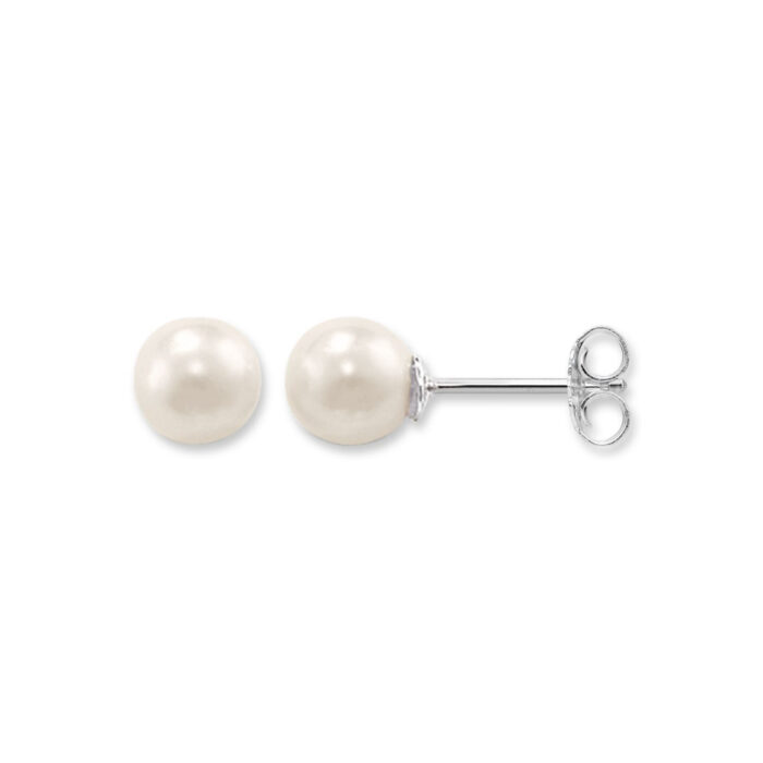 H1430 028 14 Thomas Sabo - pearl ear studs - Sølvørepynt med perle