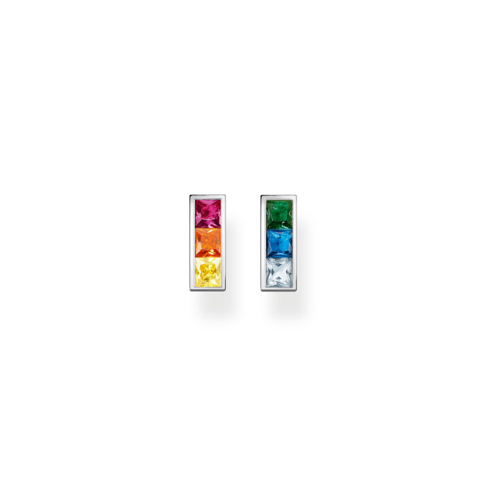 H2250 477 7 1 Thomas Sabo - Ørepynt i sølv med regnbue-farger - Rainbow Heritage