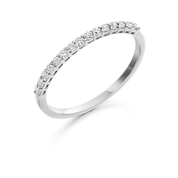 The Raphael Collection - Diamantring i hvitt gull - 1,6 mm - 0,25 ct