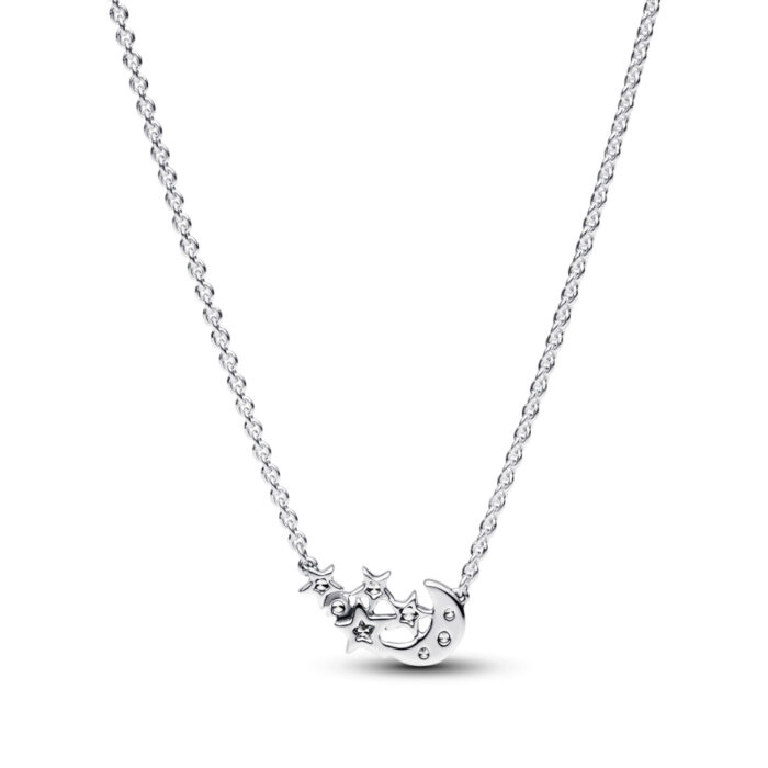 Pandora - Sparkling moon & star collier necklace