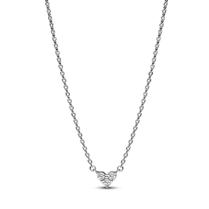 HIGH 393014C01 RGB Pandora - Triple stone heart collier necklace Pandora - Triple stone heart collier necklace