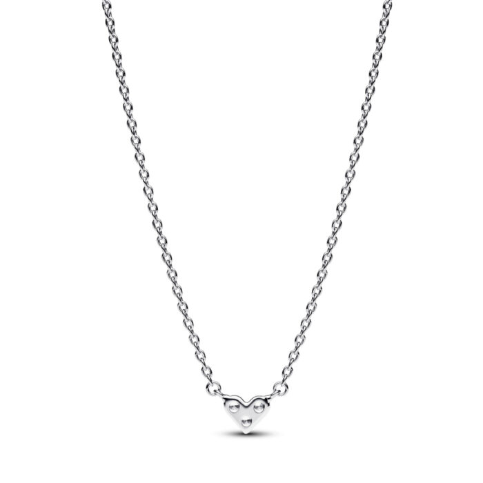 HIGH 393014C01 V2 RGB Pandora - Triple stone heart collier necklace Pandora - Triple stone heart collier necklace