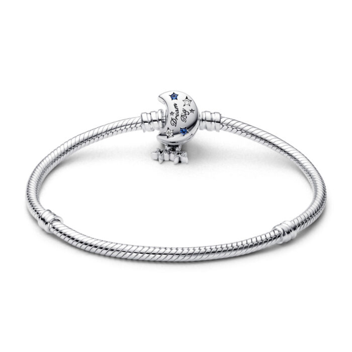 HIGH 592819C01 V2 RGB 1 Pandora - Moments sparkling moon clasp snake chain bracelet