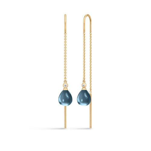Julie Sandlau - Tasha Chain Earrings London Blue