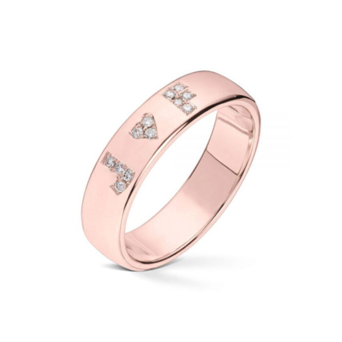 JF 101RO 50 12x005 TW SI 11340 600x600 1 Wedding by Frisenberg - Giftering i rosegull - 5 mm bred - 0,60 ct TW/SI