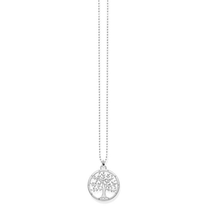 KE1660 001 21 L45v Thomas Sabo - Halssmykke i sølv med zirkonia - Tree of Love