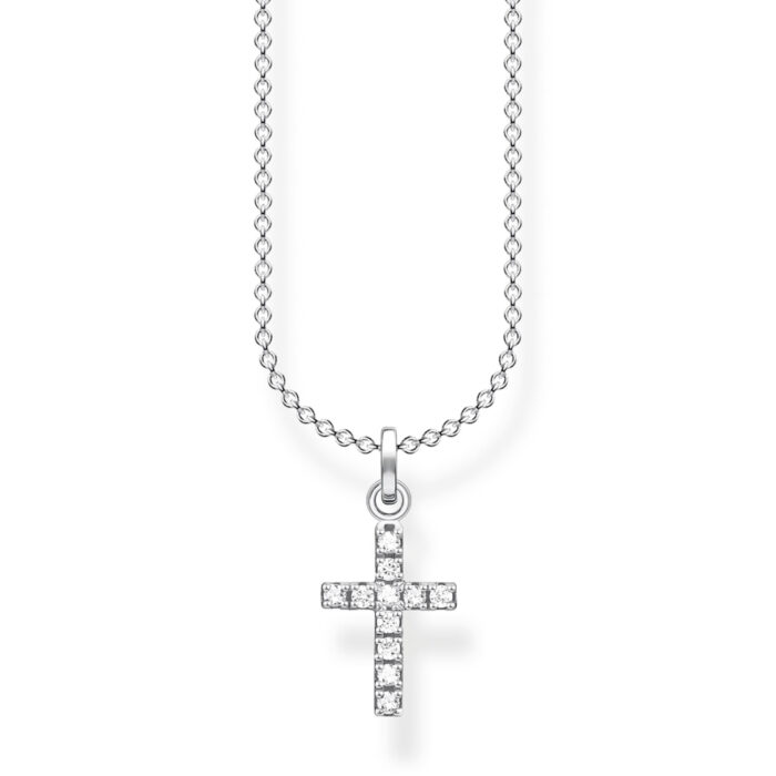 Thomas Sabo - Cross Pavé - Halssmykke i sølv