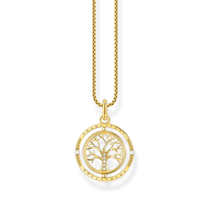 KE2148 414 14 Thomas Sabo - Halssmykke i forgylt sølv - Tree of Love Thomas Sabo - Halssmykke i forgylt sølv - Tree of Love