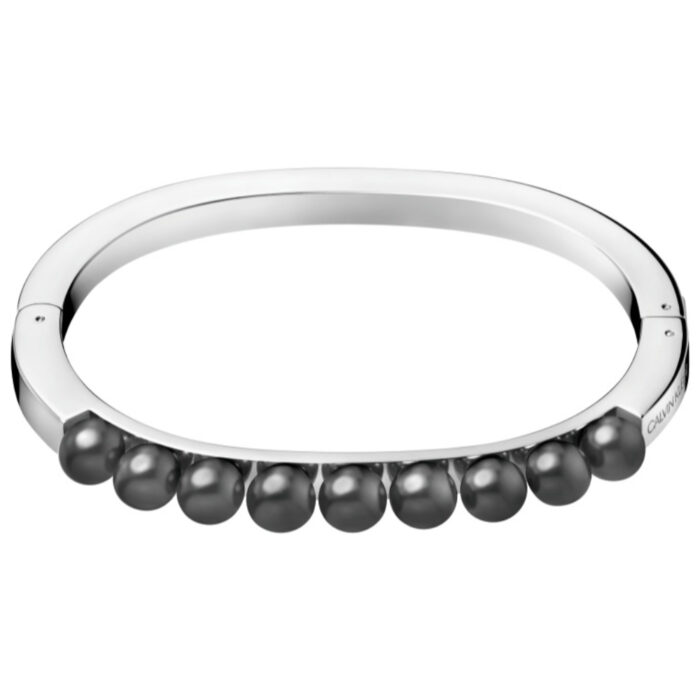 KJAKMD0401 CALVIN KLEIN - Circling armring i stål med syntetiske perler