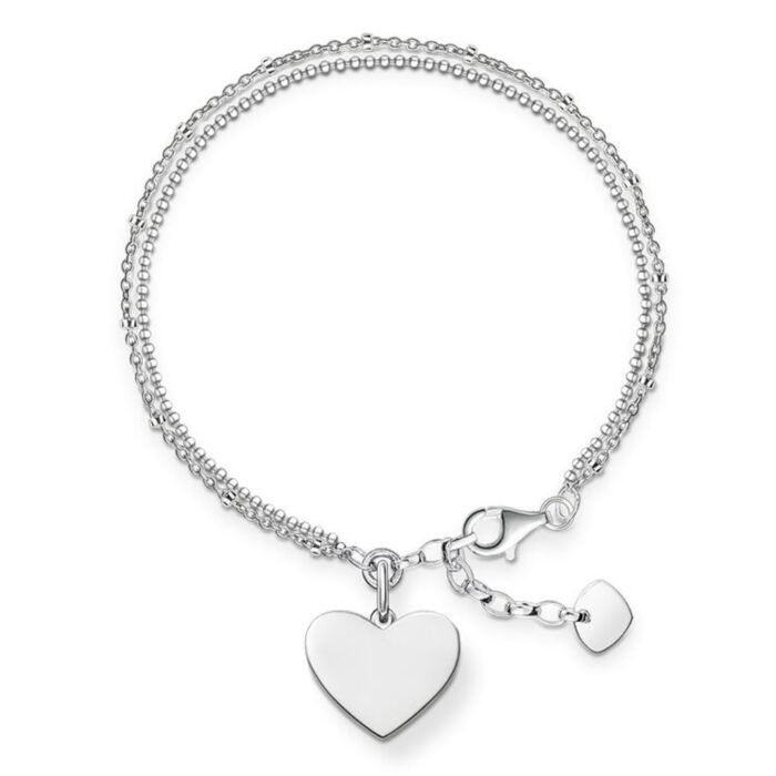 LBA0102 001 12 Thomas Sabo - Love Bridge - Armbånd i sølv med hjerte Thomas Sabo - Love Bridge - Armbånd i sølv med hjerte
