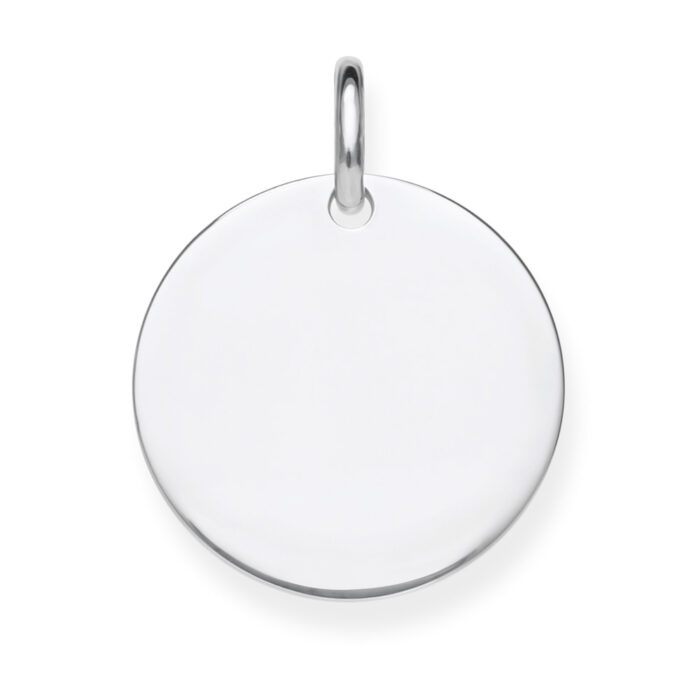 LBPE0016 001 12 Thomas Sabo - pendant. Til kjede. Kan graveres. Ca 17,5 mm diameter Thomas Sabo - pendant. Til kjede. Kan graveres. Ca 17,5 mm diameter