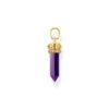 Thomas Sabo - Anheng i forgyldt sølv med imitert ametyst - Cosmic Amulet - Bilde 2