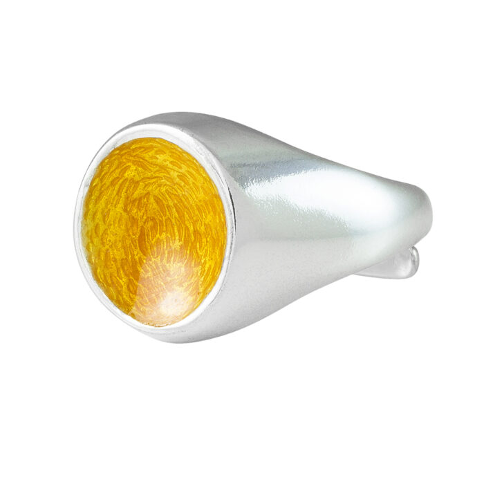 Signet Ring Safran Opro 1399WEB Opro - Signet Ring - Ring 925 sølv med emalje - 62 ulike farger å velge mellom