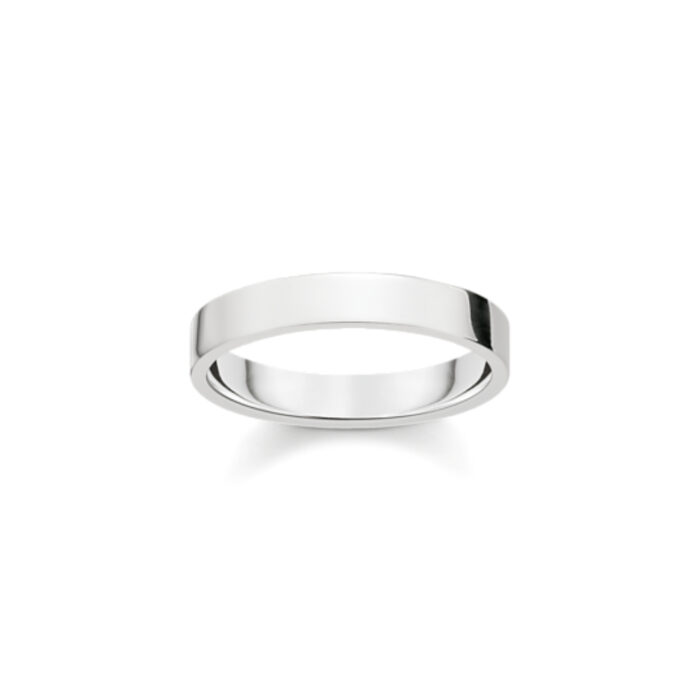 TR2112 001 12 Thomas Sabo - Ring i sølv, 4 mm - Kan graveres Thomas Sabo - Ring i sølv, 4 mm - Kan graveres