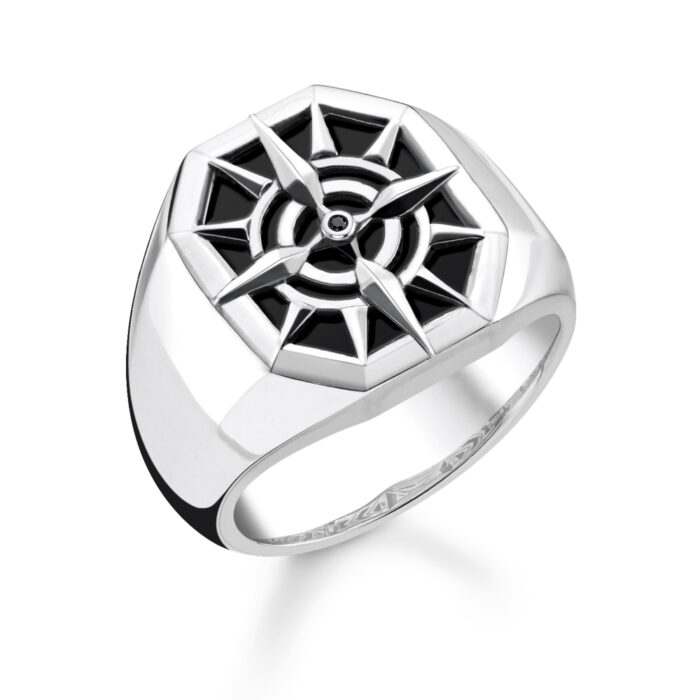 TR2274 641 11 Thomas Sabo - Ring Compass Black - Ring Thomas Sabo - Ring Compass Black - Ring