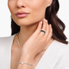 Thomas Sabo - Båndring i sølv med sort kald emalje og zirkonia - Cosmic Amulet - Bilde 2