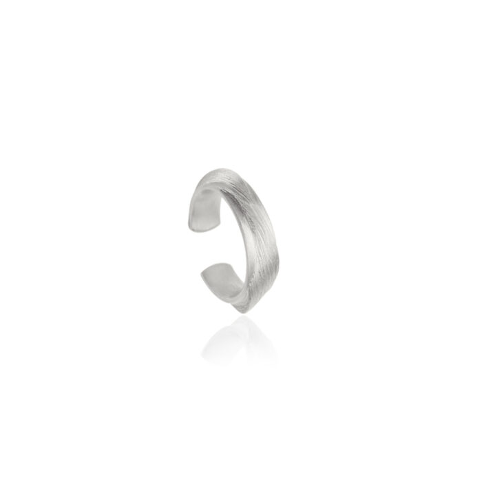 VEG1 F0550 B Dulong - Vega Relief cuff ørering - Velg mellom 18k gult gull eller sølv Dulong - Vega Relief cuff ørering - Velg mellom 18k gult gull eller sølv