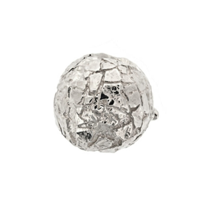 agh7 001 Van Bergen -Lås, liten i sølv krakelert