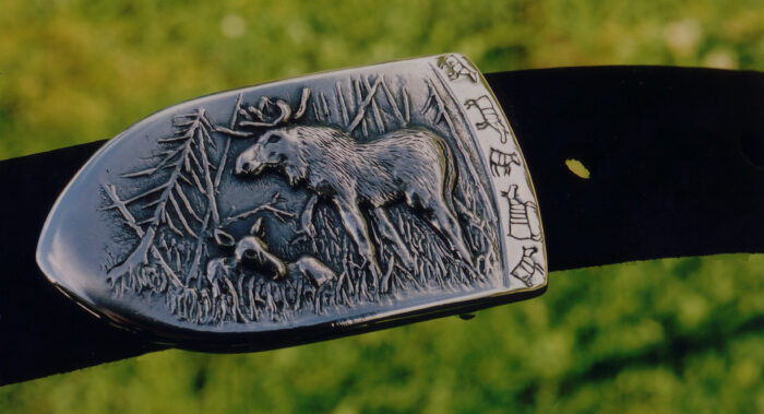 belte elg scaled Elgbelte - Lærbelte med sølvspenne