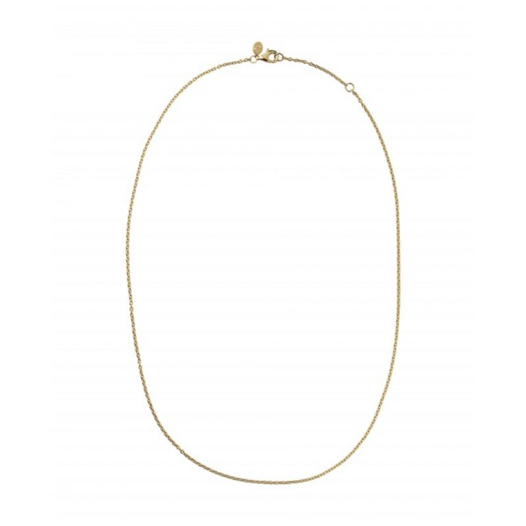 classic necklace gold byBiehl - Lenke til halssmykke i forgylt sølv, 60 eller 80 cm