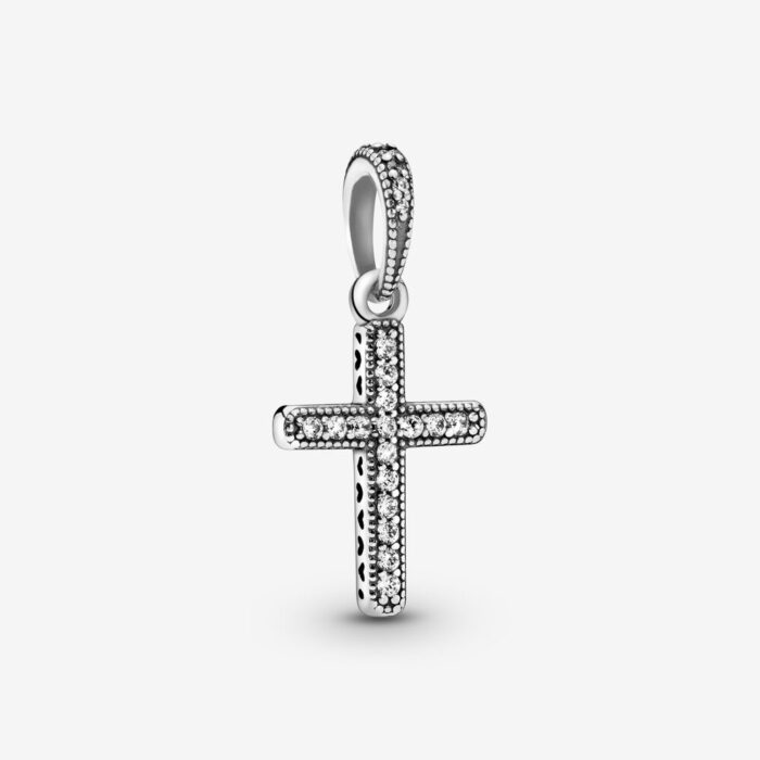 Pandora - Sparkling Cross Pendant - Anheng i sølv