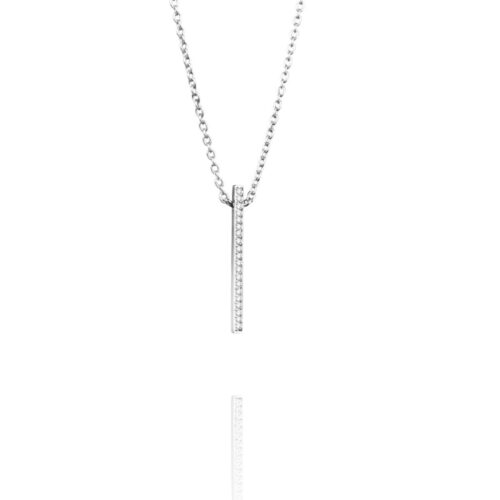Efva Attling - Starline necklace - Sølv Med Diamanter