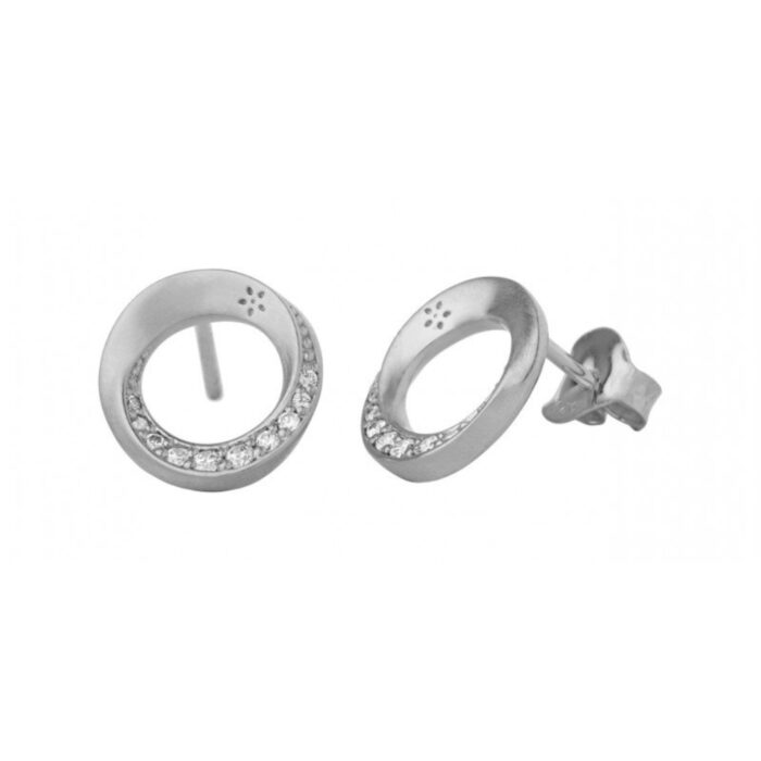 swan earring silver byBiehl - Swan ørepynt i sølv